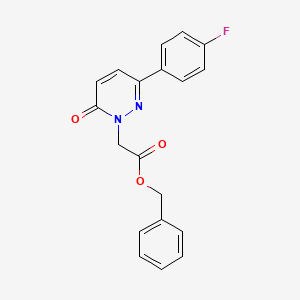 benzyl [3-(4-fluorophenyl)-6-oxopyridazin-1(6H)-yl]acetate