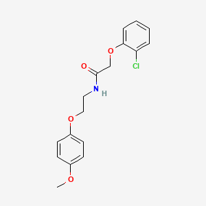 2-(2-chlorophenoxy)-N-[2-(4-methoxyphenoxy)ethyl]acetamide