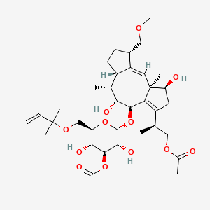 molecular formula C36H56O12 B1218859 鹅冠菌素 CAS No. 20108-30-9
