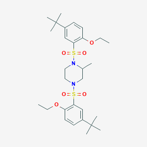 1,4-Bis(5-tert-butyl-2-ethoxybenzenesulfonyl)-2-methylpiperazine