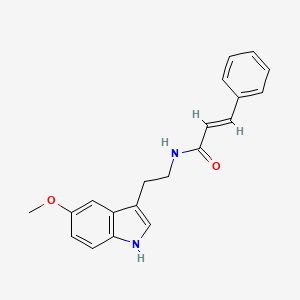 (2E)-N-[2-(5-methoxy-1H-indol-3-yl)ethyl]-3-phenylprop-2-enamide