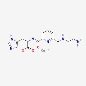 molecular formula C16H21CuN6O3+ B1218882 Amphis-Cu CAS No. 97542-41-1