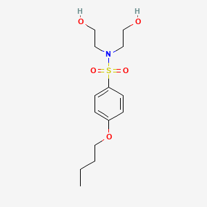 Bis(2-hydroxyethyl)[(4-butoxyphenyl)sulfonyl]amine