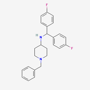 1-benzyl-N-[bis(4-fluorophenyl)methyl]piperidin-4-amine