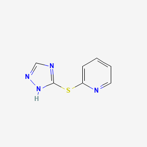 Pyridine, 2-(1H-1,2,4-triazol-3-ylthio)-