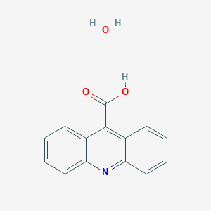 molecular formula C14H11NO3 B121889 9-吖啶甲酸水合物 CAS No. 332927-03-4