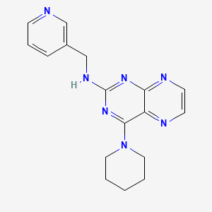 (4-Piperidylpteridin-2-yl)(3-pyridylmethyl)amine