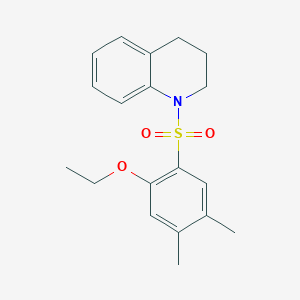 1-(2-Ethoxy-4,5-dimethylbenzenesulfonyl)-1,2,3,4-tetrahydroquinoline