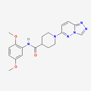 N-(2,5-dimethoxyphenyl)-1-([1,2,4]triazolo[4,3-b]pyridazin-6-yl)piperidine-4-carboxamide