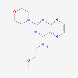 (2-Methoxyethyl)(2-morpholin-4-ylpteridin-4-yl)amine