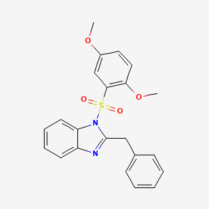 2-benzyl-1-[(2,5-dimethoxyphenyl)sulfonyl]-1H-benzimidazole