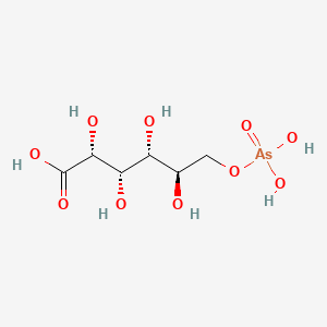 molecular formula C6H13AsO10 B1218898 6-Arsenogluconate CAS No. 76030-89-2