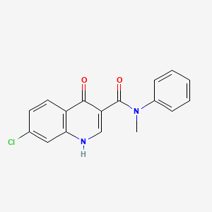 7-chloro-4-hydroxy-N-methyl-N-phenylquinoline-3-carboxamide