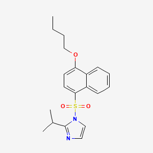 1-[(4-Butoxynaphthyl)sulfonyl]-2-(methylethyl)imidazole