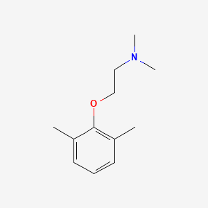 molecular formula C12H19NO B1218943 2-(2,6-Dimethylphenoxy)-N,N-dimethylethanamine CAS No. 91553-36-5