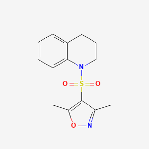 1-[(3,5-Dimethyl-1,2-oxazol-4-yl)sulfonyl]-1,2,3,4-tetrahydroquinoline