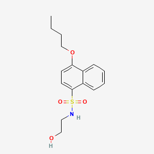 [(4-Butoxynaphthyl)sulfonyl](2-hydroxyethyl)amine