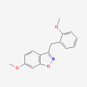 6-Methoxy-3-(2-methoxybenzyl)-1,2-benzoxazole