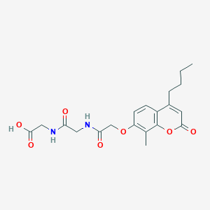 N-{[(4-butyl-8-methyl-2-oxo-2H-chromen-7-yl)oxy]acetyl}glycylglycine