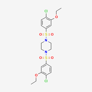 1,4-Bis(4-chloro-3-ethoxybenzenesulfonyl)piperazine