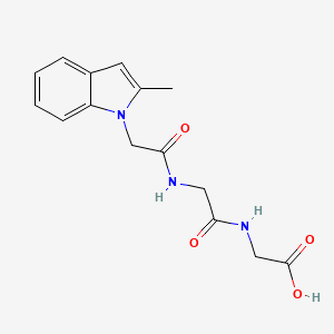 N-[(2-methyl-1H-indol-1-yl)acetyl]glycylglycine