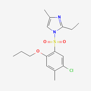 5-Chloro-1-[(2-ethyl-4-methylimidazolyl)sulfonyl]-4-methyl-2-propoxybenzene