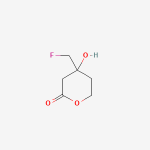 molecular formula C6H9FO3 B1218973 6-Fluoromevalonate CAS No. 2822-77-7