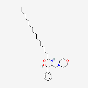N-[1-hydroxy-3-(morpholin-4-yl)-1-phenylpropan-2-yl]hexadecanamide