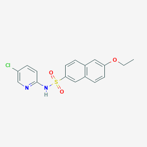 N-(5-chloropyridin-2-yl)-6-ethoxynaphthalene-2-sulfonamide