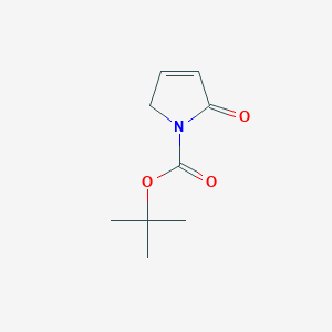 molecular formula C9H13NO3 B121898 叔丁基2-氧代-2,5-二氢-1H-吡咯-1-羧酸酯 CAS No. 141293-14-3