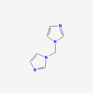 molecular formula C7H8N4 B1218982 Di(1H-imidazol-1-yl)methane CAS No. 84661-56-3