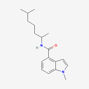 1-methyl-N-(6-methylheptan-2-yl)-1H-indole-4-carboxamide