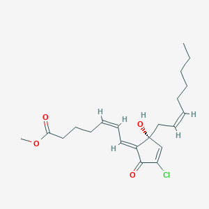molecular formula C21H29ClO4 B012190 绿藻酮 I CAS No. 100295-81-6