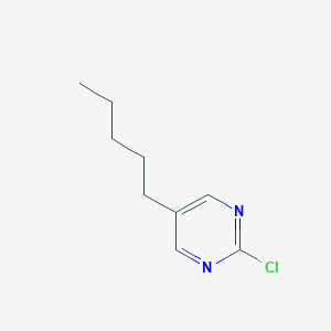 molecular formula C9H13ClN2 B121901 2-氯-5-戊基嘧啶 CAS No. 154466-62-3