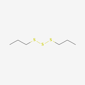 molecular formula C6H14S3 B1219010 二丙基三硫化物 CAS No. 6028-61-1