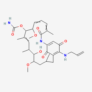 molecular formula C31H43N3O8 B1219018 17-Allylaminogeldanamycin 