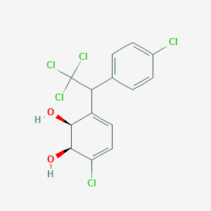 molecular formula C14H11Cl5O2 B1219022 (1S,2S)-DDT-2,3-dihydrodiol 