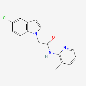 2-(5-chloro-1H-indol-1-yl)-N-(3-methylpyridin-2-yl)acetamide