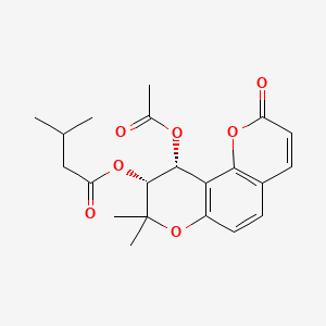 molecular formula C21H24O7 B1219024 Dihydrosamidin CAS No. 6005-18-1