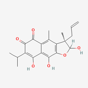 molecular formula C20H22O6 B1219025 Coleone A 