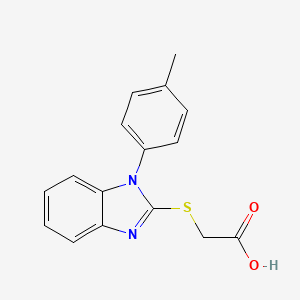 2-[1-(4-Methylphenyl)benzimidazol-2-ylthio]acetic acid