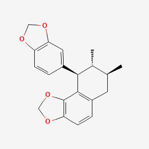 molecular formula C20H20O4 B1219028 Otobain CAS No. 3738-01-0