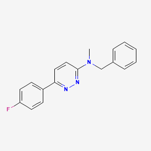 N-benzyl-6-(4-fluorophenyl)-N-methylpyridazin-3-amine