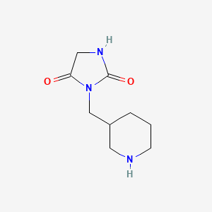 3-(Piperidin-3-ylmethyl)imidazolidine-2,4-dione