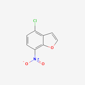 molecular formula C8H4ClNO3 B1219042 4-Chloro-7-nitrobenzofuran CAS No. 76054-80-3
