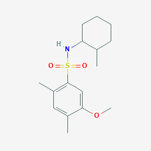 [(5-Methoxy-2,4-dimethylphenyl)sulfonyl](2-methylcyclohexyl)amine