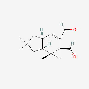 molecular formula C15H20O2 B1219049 Isovelleral CAS No. 37841-91-1