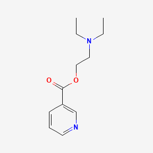 molecular formula C12H18N2O2 B1219050 Nicametate CAS No. 3099-52-3