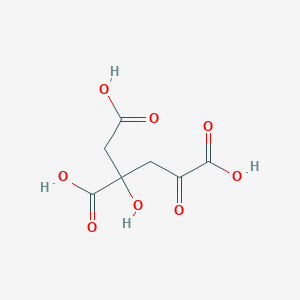 molecular formula C7H8O8 B1219055 2-Hydroxy-4-oxobutane-1,2,4-tricarboxylic acid 