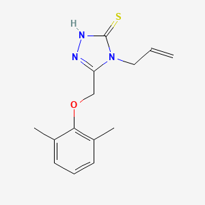 4-Allyl-5-(2,6-dimethyl-phenoxymethyl)-4H-[1,2,4]triazole-3-thiol